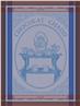 Chocolat Chaud bleuet tea towel